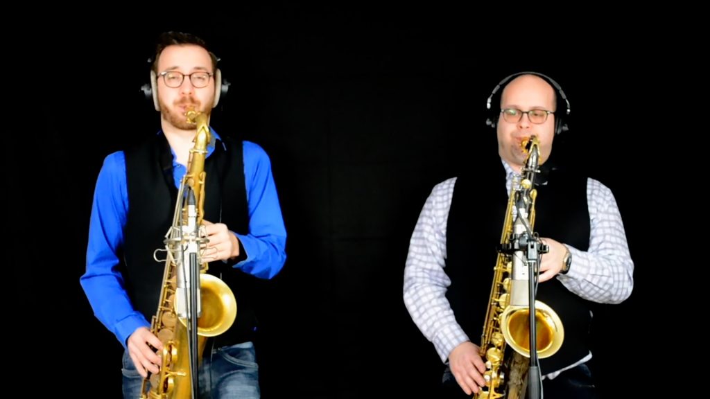 SaxoPop Saxophone Duo For All Your Events Productions Top Note