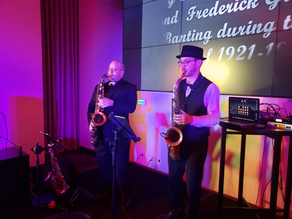 SaxoPop Saxophone Duo For All Your Events Productions Top Note